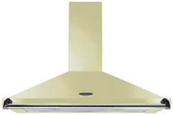 Rangemaster Classic 110cm Cooker Hood - Cream Chrome.